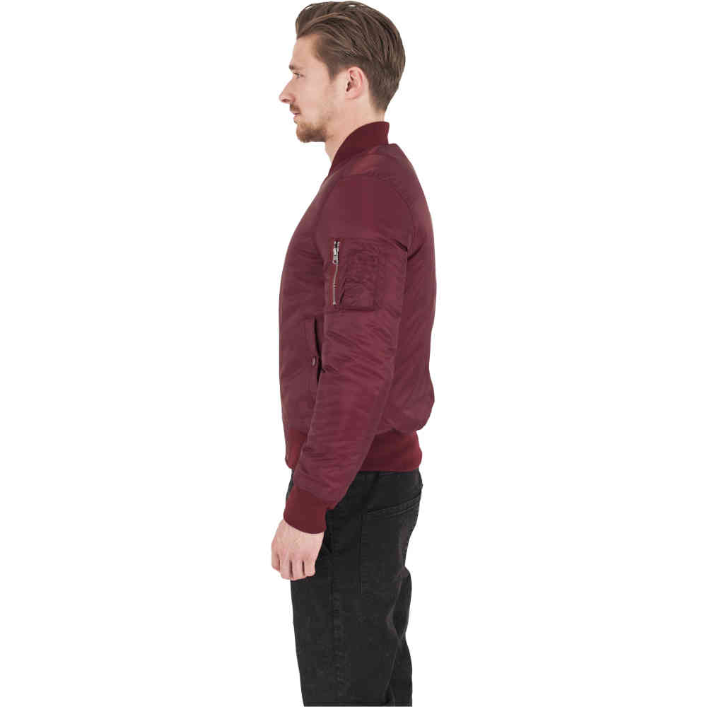 Urban Classics - Basic Bomber jacket - Rood